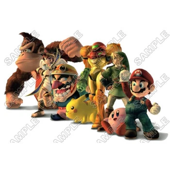 Super Smash Bros. T Shirt Iron on Transfer Decal ~#1