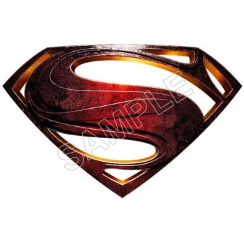 Superman Logo Man of Steel  T Shirt Iron on Transfer Decal ~#17