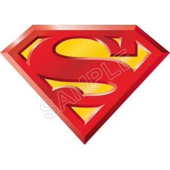 Superman Logo  T Shirt Iron on Transfer Decal ~#14