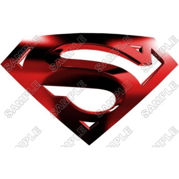 Superman Logo  T Shirt Iron on Transfer  Decal  ~#2