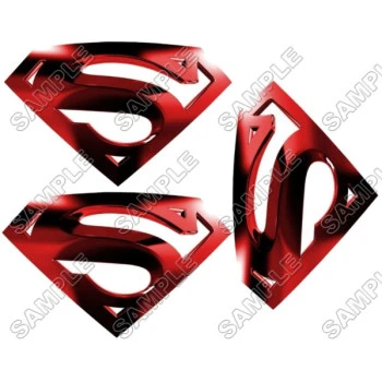 Superman Logo T Shirt Iron on Transfer Decal ~#7