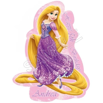 Tangled Rapunzel  Birthday  Personalized  Custom  T Shirt Iron on Transfer Decal ~#110