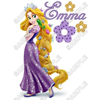 Tangled Rapunzel  Birthday  Personalized  Custom  T Shirt Iron on Transfer Decal ~#18
