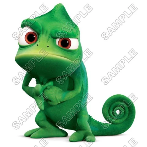 Tangled Rapunzel  Pascal  T Shirt Iron on Transfer Decal ~#10