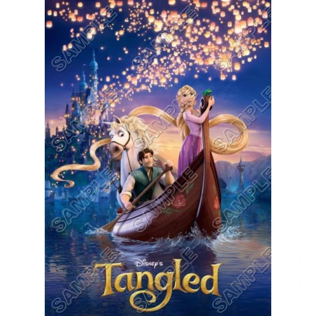 Tangled Rapunzel  T Shirt Iron on Transfer  Decal  ~#1