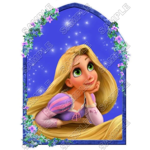 Tangled Rapunzel  T Shirt Iron on Transfer  Decal  ~#2