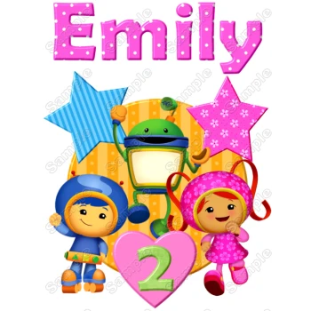 Team Umizoomi  Birthday Custom Personalized  Shirt Iron on Transfer ~#4
