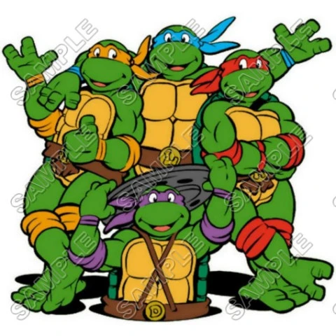 Teenage Mutant Ninja Turtles T Shirt Iron on Transfer Decal ~#1