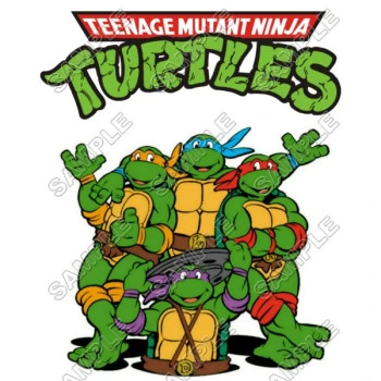 Teenage Mutant Ninja Turtles T Shirt Iron on Transfer Decal ~#6