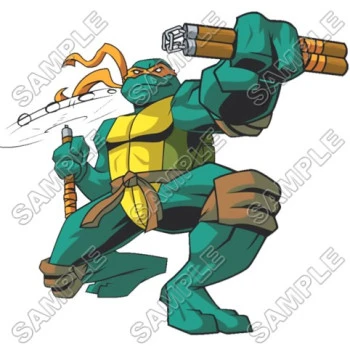 Teenage Mutant Ninja Turtles T Shirt Iron on Transfer Decal ~#7
