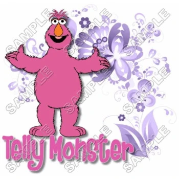 Telly Monster  Sesame street  T Shirt Iron on Transfer Decal ~#17