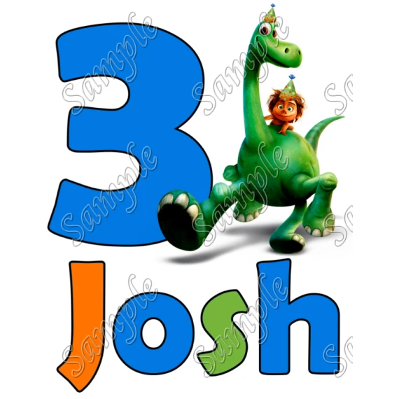 The Good Dinosaur  Birthday  Personalized  Custom  T Shirt Iron on Transfer Decal ~#1