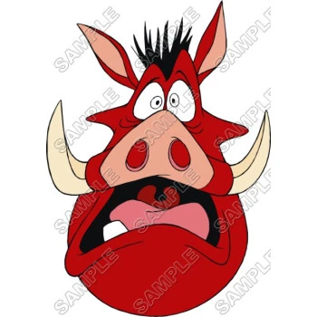 The Lion King  Pumbaa T Shirt Iron on Transfer Decal ~#8