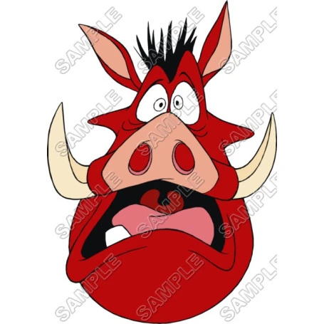 The Lion King  Pumbaa T Shirt Iron on Transfer Decal ~#8