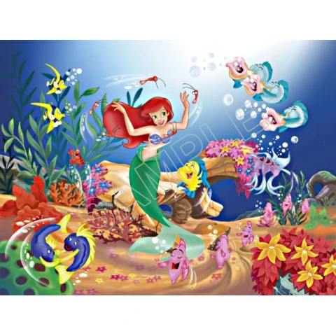 The Little Mermaid Ariel T Shirt Iron on Transfer  Decal  ~#3