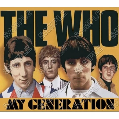 The Who (Band) T Shirt Iron on Transfer Decal ~#3