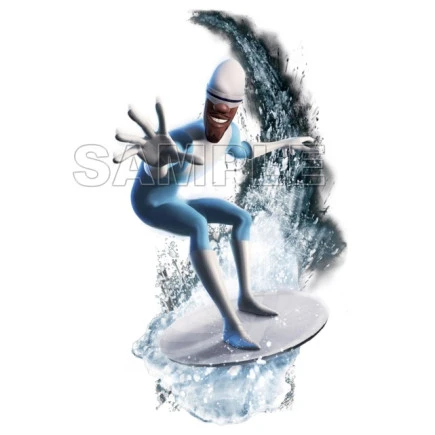 The Incredibles Frozone  T Shirt Iron on Transfer Decal ~#6