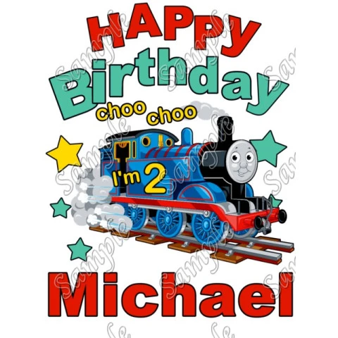 Thomas the Train Choo Choo Personalized  Custom  T Shirt Iron on Transfer Decal ~#1