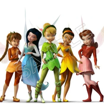 Tinker Bell & Fairies   T Shirt Iron on Transfer Decal ~#7