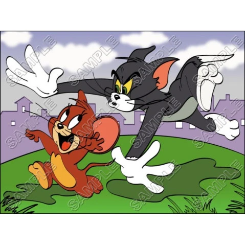 Tom and Jerry T Shirt Iron on Transfer Decal ~#22
