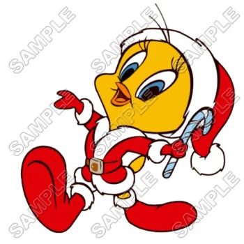 Tweety  Christmas T Shirt Iron on Transfer Decal ~#3