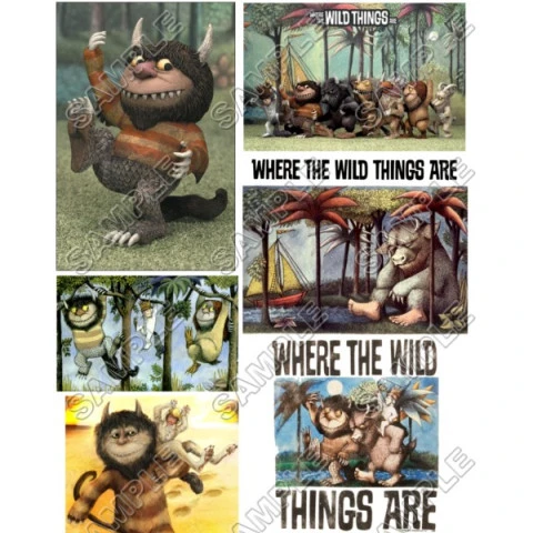 Where the Wild Things Are  T Shirt Iron on Transfer  Decal  ~#1