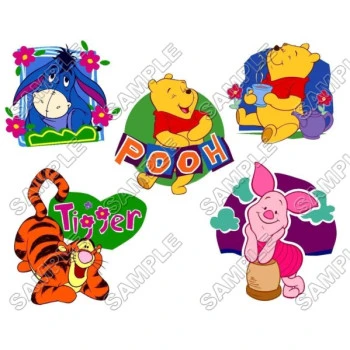 Winnie the Pooh Eeyore Tiger  T Shirt Iron on Transfer Decal ~#10