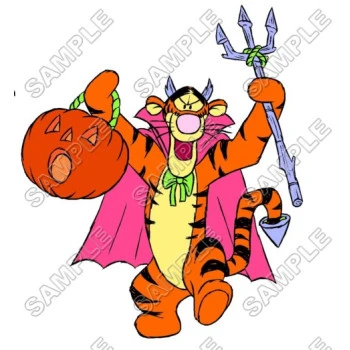 Winnie the Pooh Piglet Halloween Eeyore Tiger T Shirt Iron on Transfer Decal ~#30
