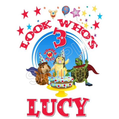 Wonder Pets   Birthday Personalized Custom T Shirt Iron on Transfer Decal ~#42