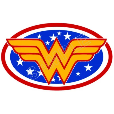 Wonder Woman Logo  T Shirt Iron on Transfer Decal ~#1