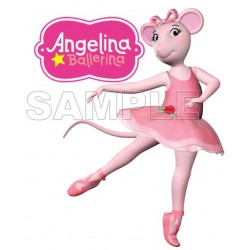 Angelina Ballerina  T Shirt Iron on Transfer  Decal  ~#1