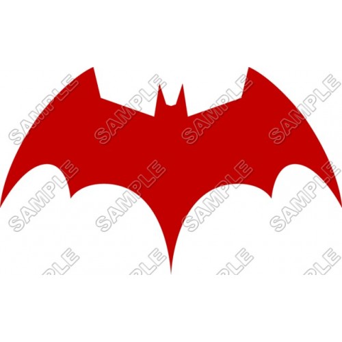  Batman Logo Red T Shirt Iron on Transfer  Decal  ~#16 by www.topironons.com