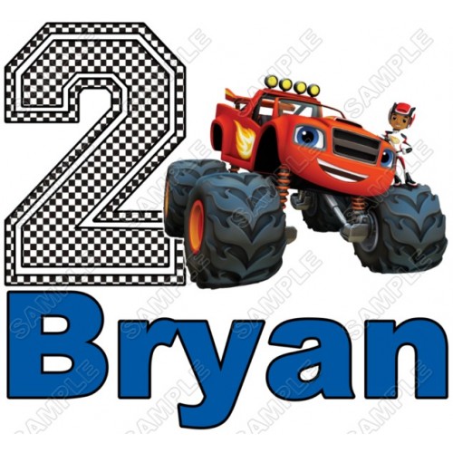  Blaze and the Monster Machines  Personalized  Custom  T Shirt Iron on Transfer Decal ~#17 by www.topironons.com