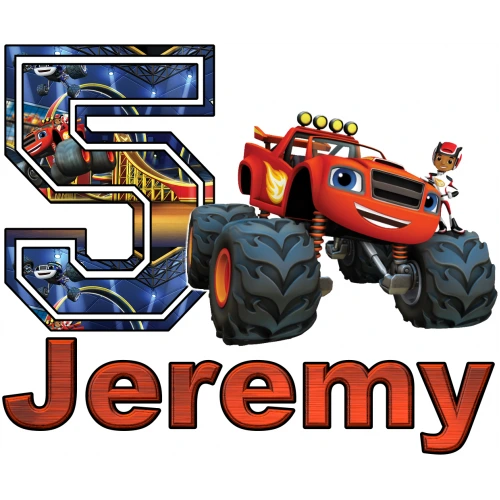  Blaze and the Monster Machines  Personalized  Custom  T Shirt Iron on Transfer Decal ~#7 by www.topironons.com