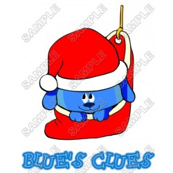 Blues Clues  Christmas T Shirt Iron on Transfer Decal ~#61