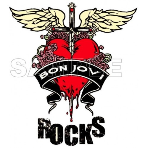  Bon Jovi  T Shirt Iron on Transfer Decal ~#1 by www.topironons.com