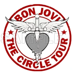 Bon Jovi  T Shirt Iron on Transfer Decal ~#2