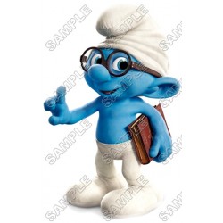 Brainy Smurf  T Shirt Iron on Transfer Decal ~#19