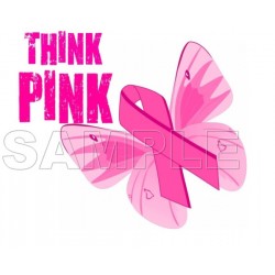 Breast Cancer Awareness T Shirt Iron on Transfer Decal ~#2