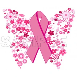 Breast Cancer Awareness T Shirt Iron on Transfer Decal ~#4