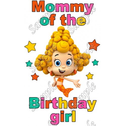  Bubble Guppies Mommy of the Birthday Girl  Personalized  Iron on Transfer ~#1 by www.topironons.com