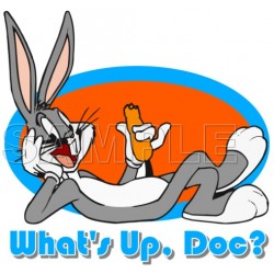 Bugs Bunny T Shirt Iron on Transfer Decal ~#1