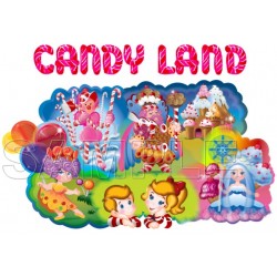 Candy Land T Shirt Iron on Transfer Decal ~#1