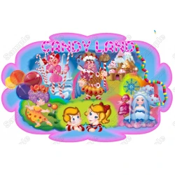 Candy Land T Shirt Iron on Transfer Decal ~#4