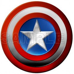 Captain America Logo T Shirt Iron on Transfer Decal ~#2