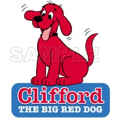 Clifford the Big Red Dog T Shirt Iron on Transfer Decal ~#2