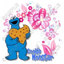 Cookie Monster  Sesame street  T Shirt Iron on Transfer Decal ~#12