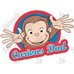Curious George Personalized Iron on Transfer ~#2