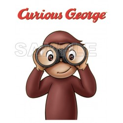 Curious George T Shirt Iron on Transfer Decal ~#8