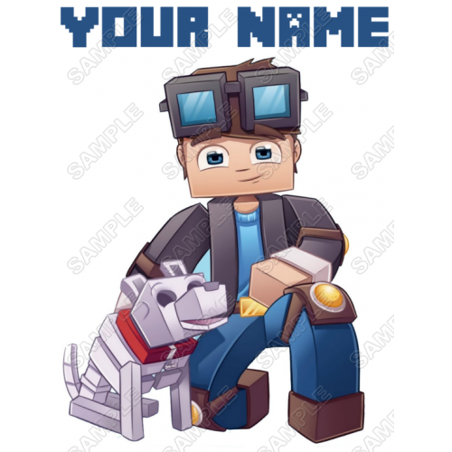  DanTDM Diamond Minecart Birthday Custom Personalized T Shirt Iron on Transfer Decal ~#3 by www.topironons.com